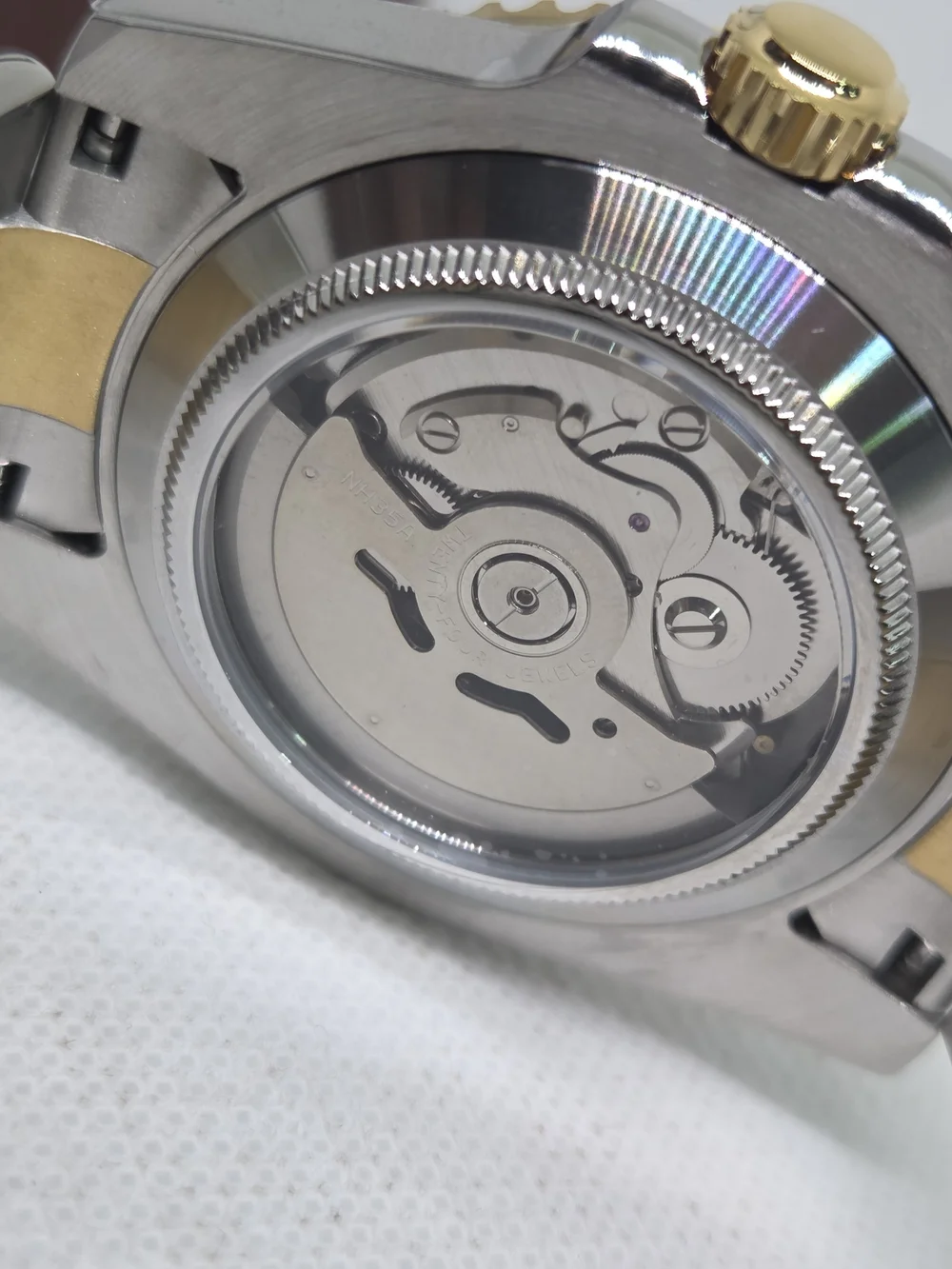 Custom 40mm Automatic Seiko Mod Watch Bluesy Submariner NH35